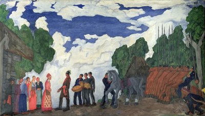 Marriage Proposal of Kalev by Kristjan Raud